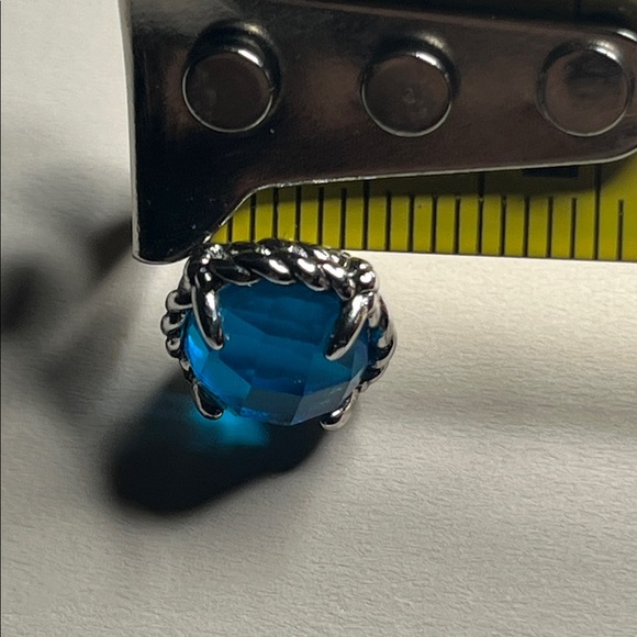 David Yurman Chatelaine Earrings in Blue Topaz - Picture 8 of 8